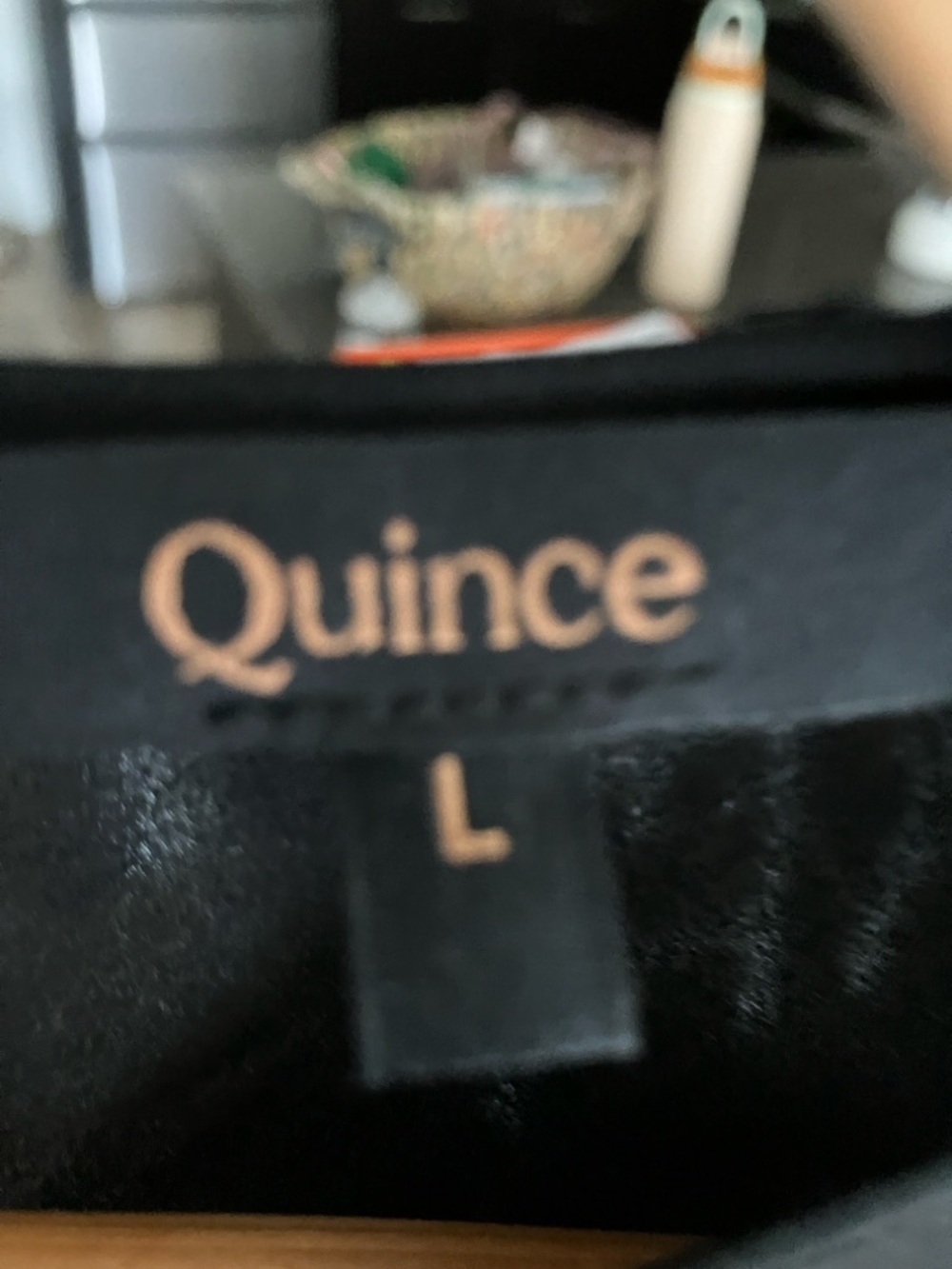 Quince Black Sleeveless Midi Dress with Round Neck - Picture 3 of 4